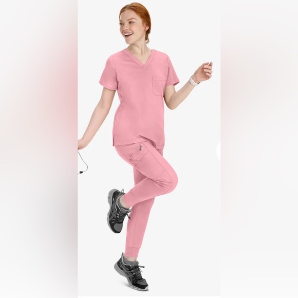 Helping Hands Purple Tag Toby Jogger Scrub Pants - Picture 7 of 12